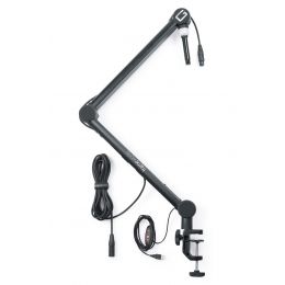 Микрофонная стойка-пантограф Gator Frameworks GFWMICBCBM4000 Professional Desktop Mic Boom Stand with Led Light